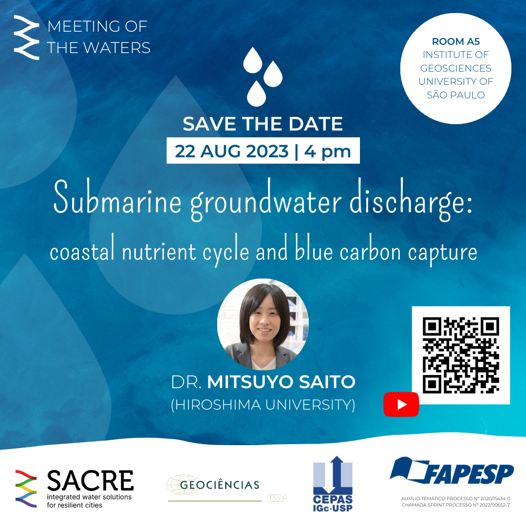 Encontro das Águas | Meeting of the Waters: Submarine groundwater discharge: coastal nutrient cycle and blue carbon capture