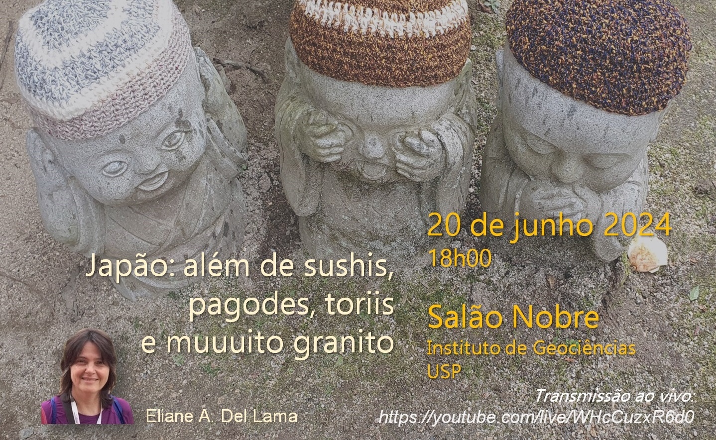 Palestra Geocultura Japão: além de sushis, pagodes, toriis e muuuito granito