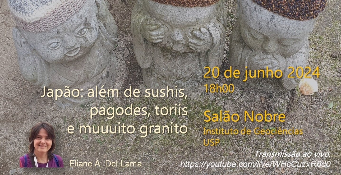 Palestra Geocultura Japão: além de sushis, pagodes, toriis e muuuito granito