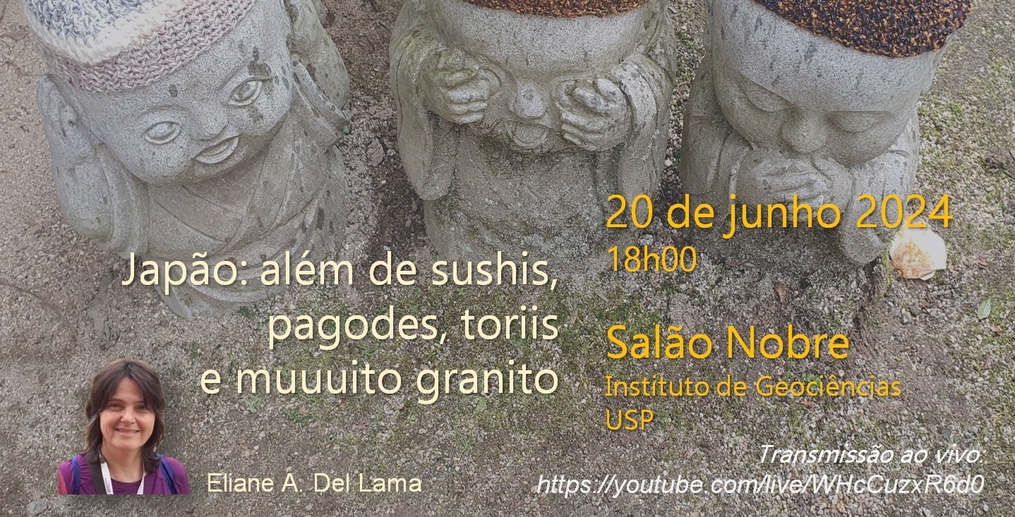 Palestra Geocultura Japão: além de sushis, pagodes, toriis e muuuito granito